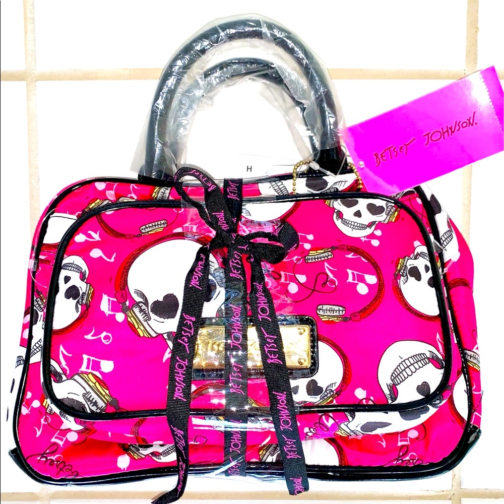 ❌SOLD❌ Betsey Johnson -2 piece Music Head Weekender! ❣️